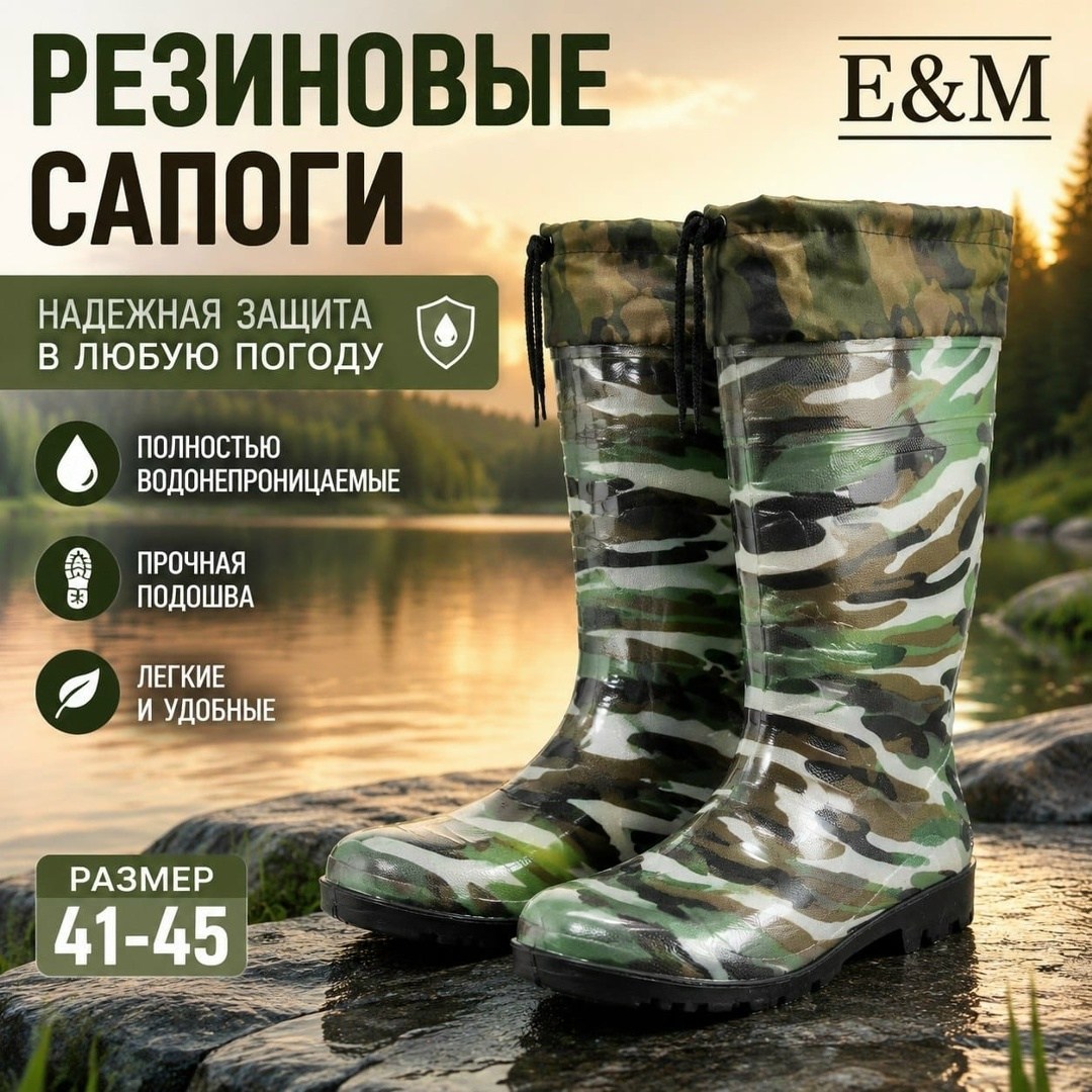 сапоги резиновые,сапоги резиновые мужские камуфляжные,сапоги мужские polar камуфляж,резиновые сапоги мужские эра профи,сапоги резиновые защитные