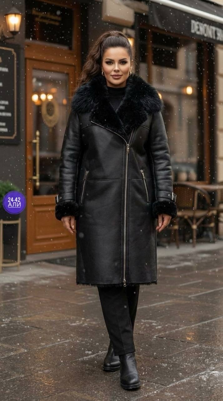дубленка с капюшоном,дубленка женская,дубленка удлиненная,дубленка стильная,женская дубленка зимняя