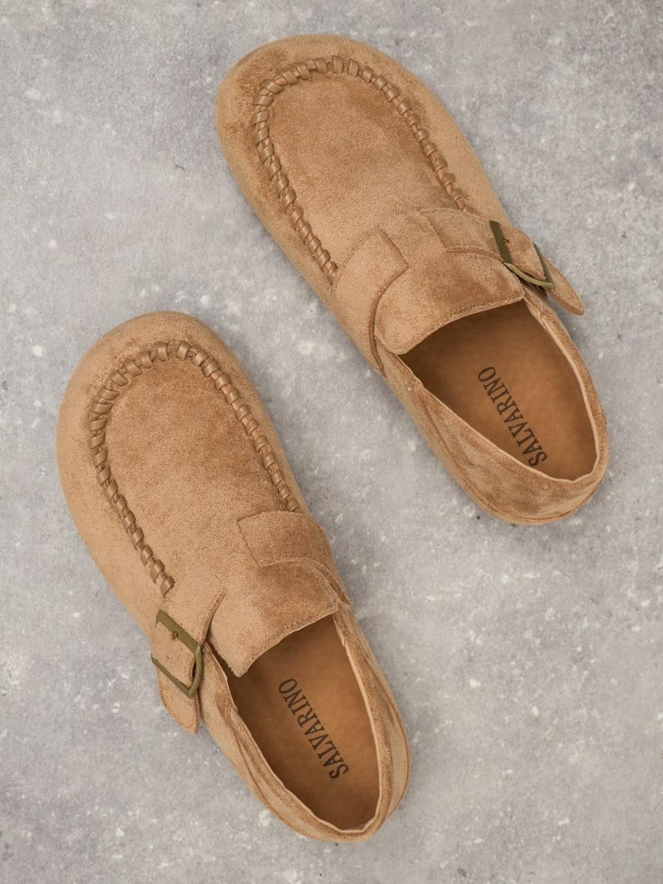 ,мюли лоферы на плоской подошве кожаные повседневные закрытые birkenstock,женская ,обуви,лоферы замша