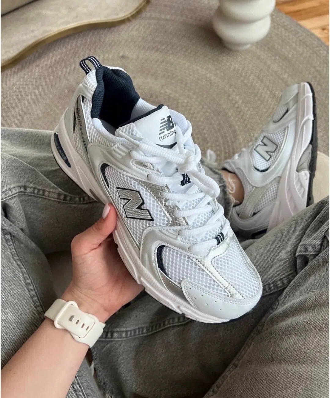 кроссовки new balance 530,кроссовки new balance 530 white silver,кроссовки new balance 530 женские,кроссовки белые летние new balance 530,женские кроссовки new balance