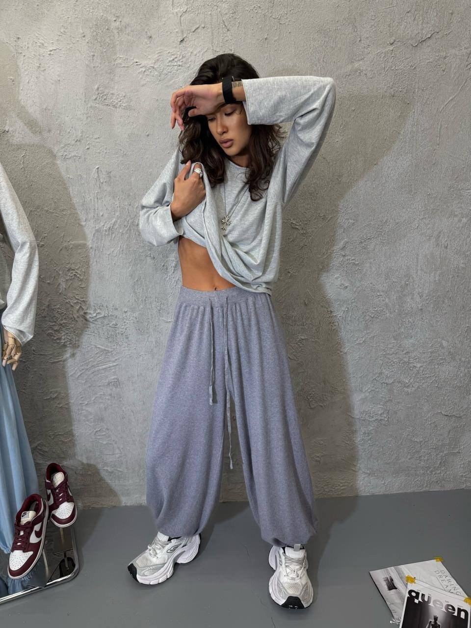 модные брюки,свитшот и брюки,cпортивный костюм оверсайз,костюм женский