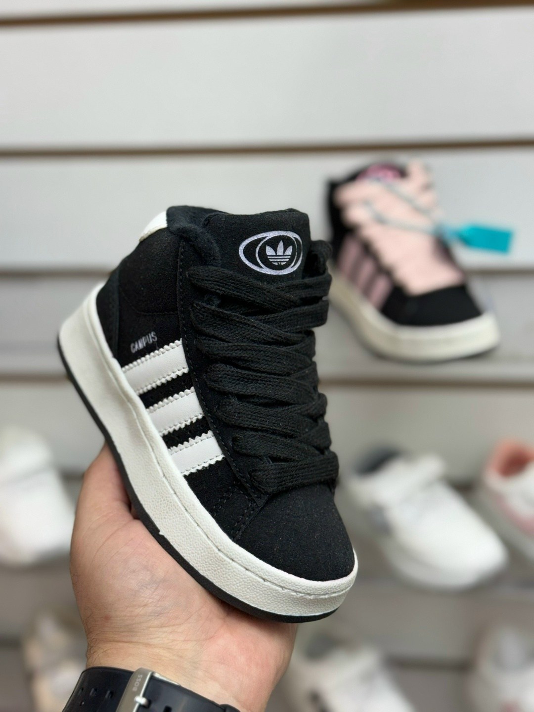 ,детская ,кроссовки замш, кроссовки,зимние кроссовки adidas campus высокие с мехом