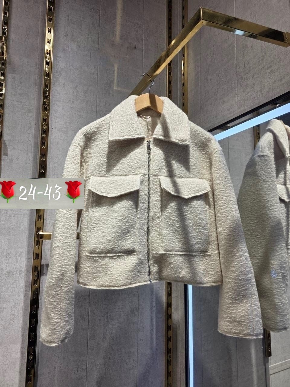 короткая куртка из букле zara серый,куртка женская,укороченная куртка букле zara v143906466 цвет: серый,куртка пальто,шерстяная куртка