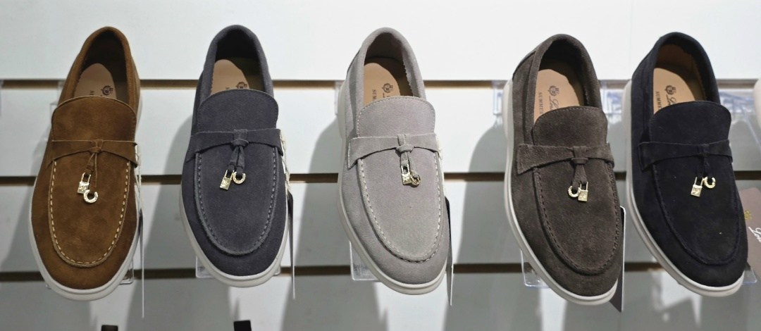 лоферы loro piana,,лоферы loro piana summer walk,лоферы замшевые,замшевые лоферы loro piana summer charms walk
