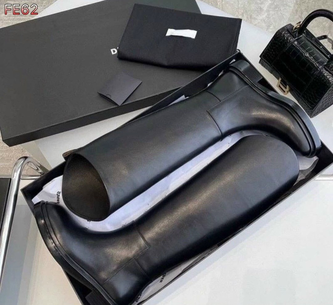,сапоги женские,jil sander черные кожаные сапоги для женщин,сапоги celine,сапоги