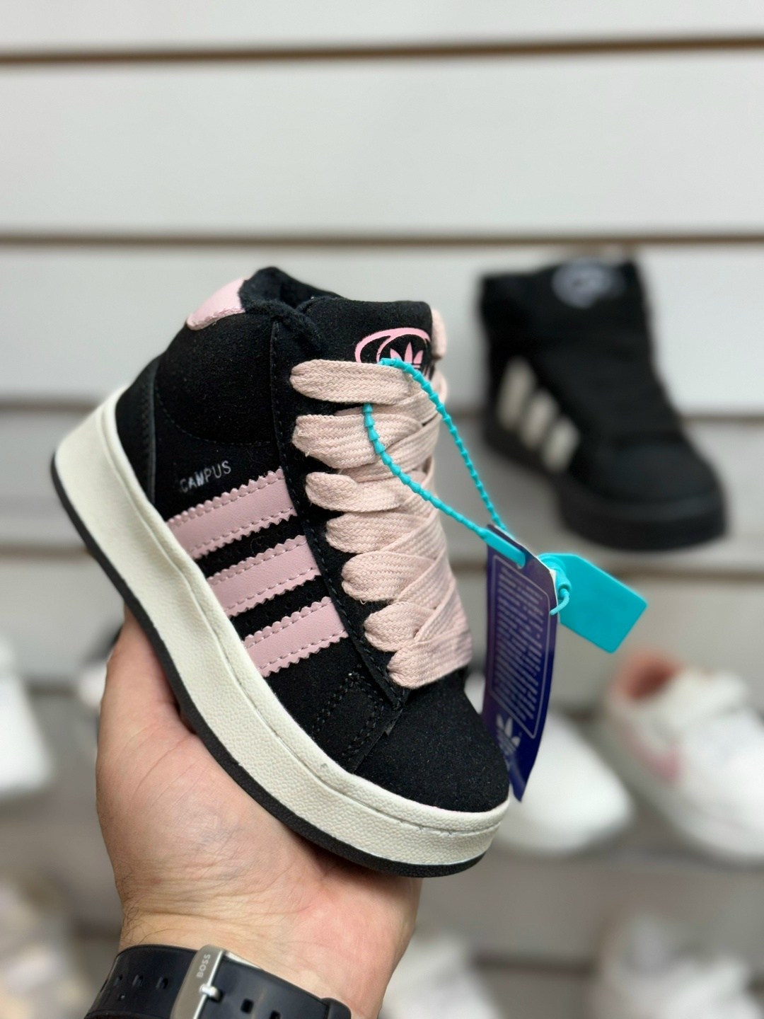 ,детская ,кроссовки замш, кроссовки,зимние кроссовки adidas campus высокие с мехом