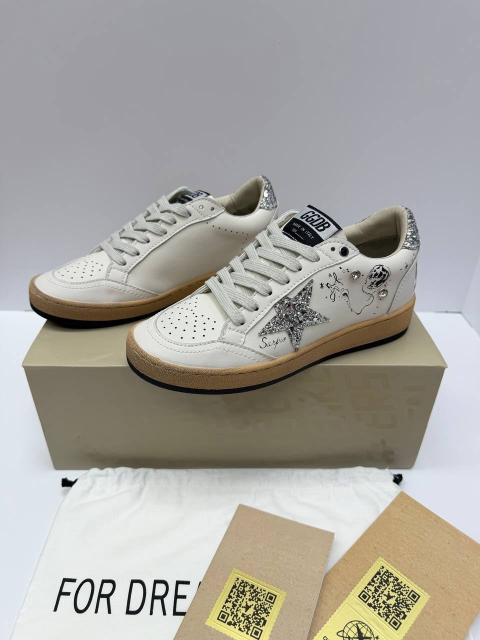 ,golden goose кроссовки,кеды golden goose,кроссовки ball star golden goose белый,golden goose deluxe brand белые кожаные кеды