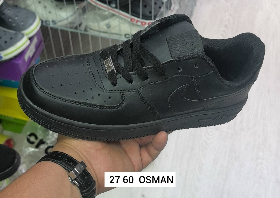 низкая повседневная  nike air force 1 для больших детей черный,nike air force 1 07,nike air force 1,nike air force 1 low black,кросcовки nike air force 1