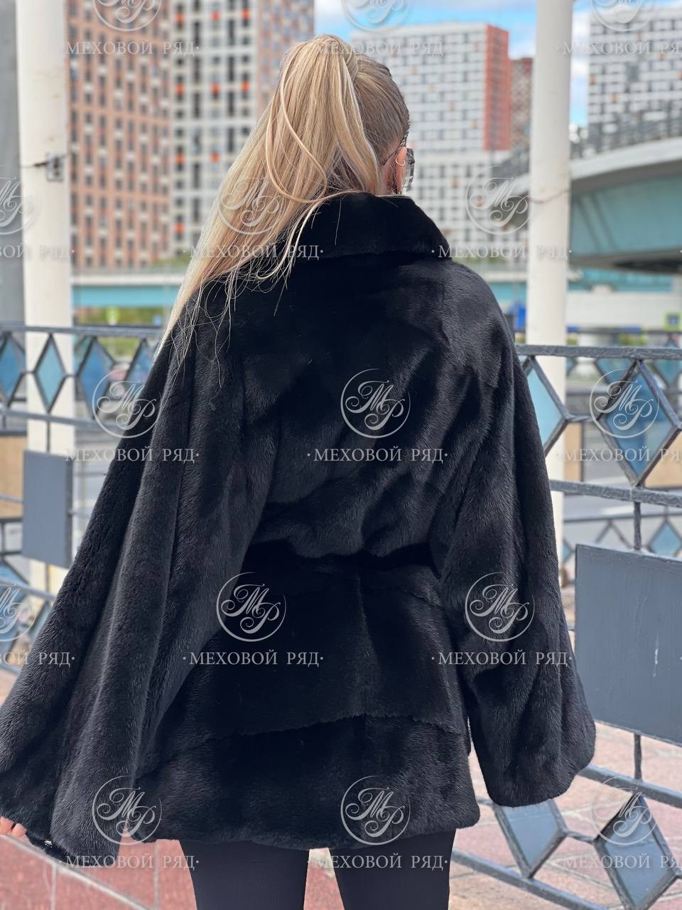 шуба норковая летучая мышь из норки blackglama,норковая шуба,норковая шубка,шуба норковая короткая,шуба летучая мышь из норки премиум с соболем
