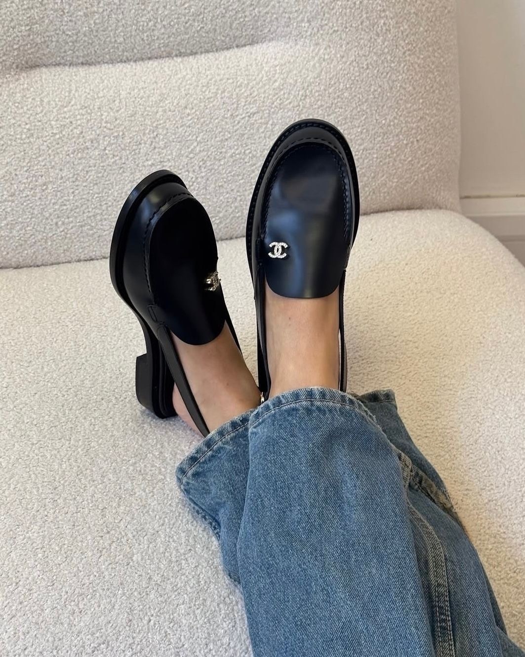 лоферы chanel,лоферы celine,лоферы с открытой пяткой,туфли chanel,женские лоферы