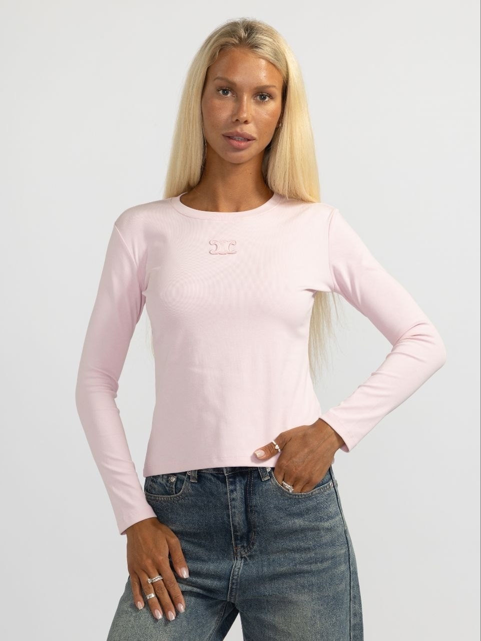 розовый лонгслив,женский лонгслив,лонгслив,лонгслив guess,розовый свитшот