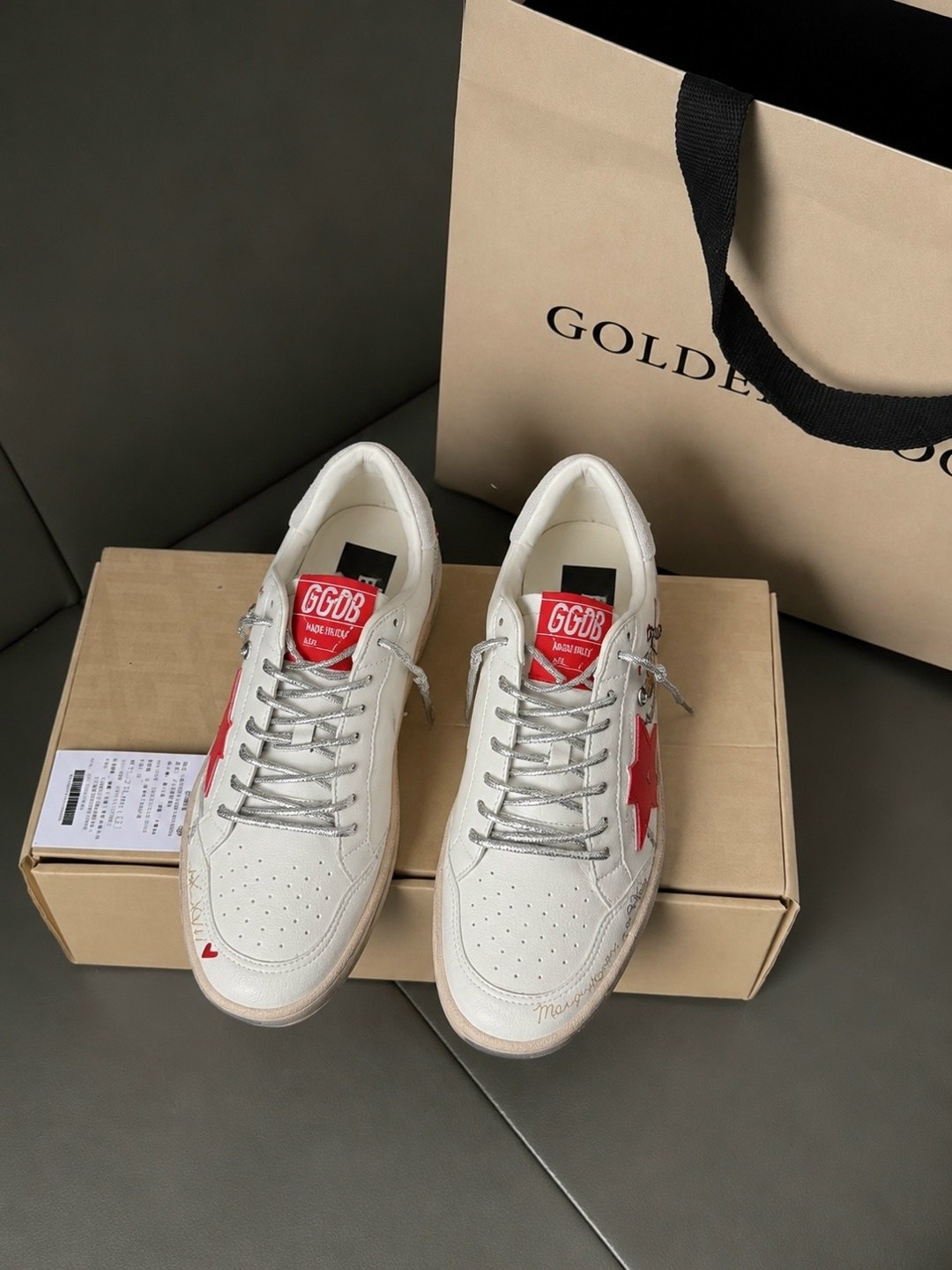 кроссовки golden goose,golden goose кеды ball star желтый,кроссовки golden goose ball-star low белый красный,golden goose ball star,