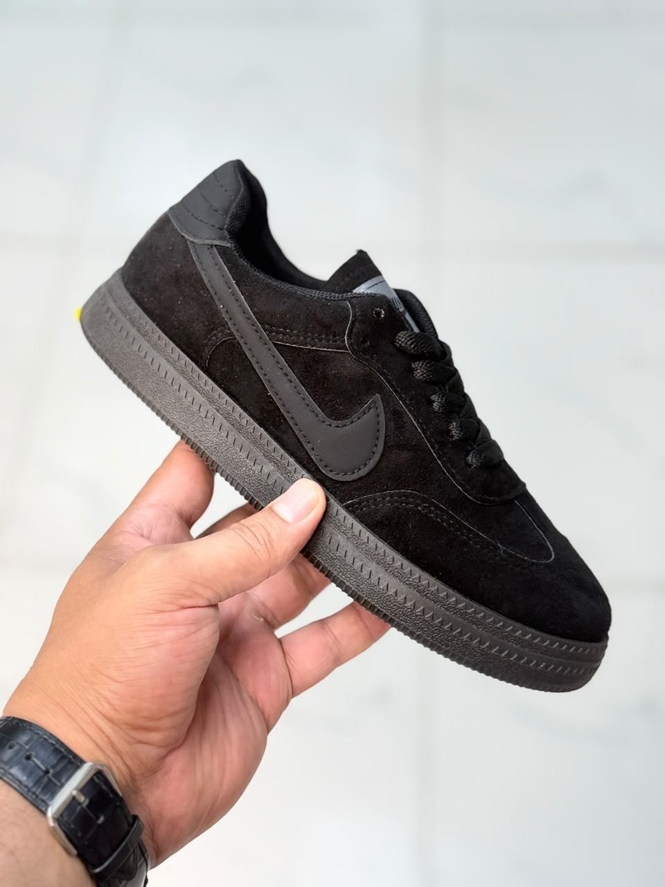 кроссовки найк мужские черные замшевые,кроссовки,nike air force 1 07,nike air force 1 low black,nike air force 1