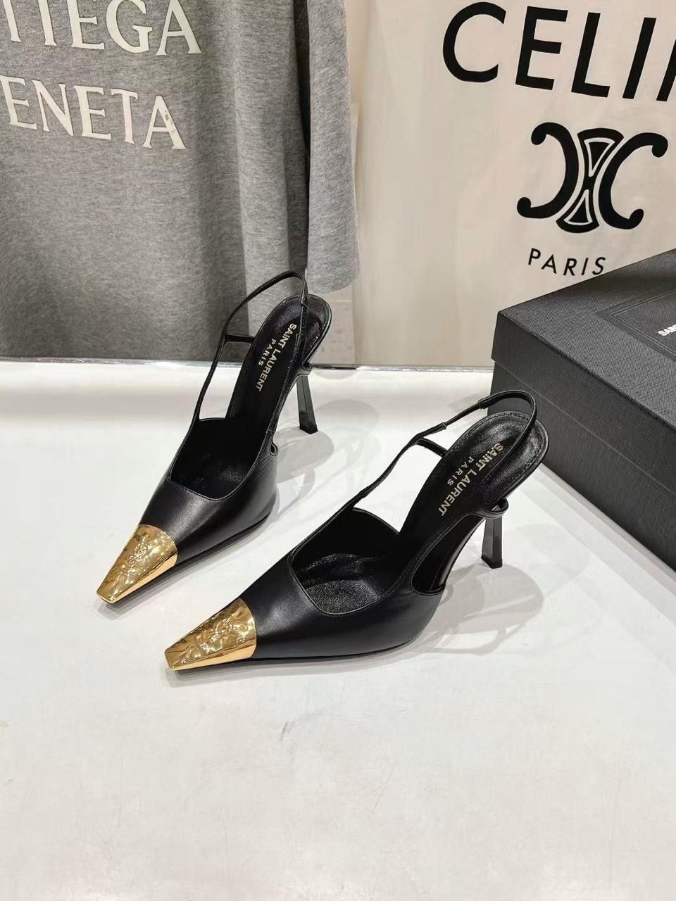 туфли женские yves saint laurent,туфли лодочки на плоской подошве с квадратным заос,женские туфли на высоком каблуке с острым носком,женские кожаные туфли saint laurent черные с золотым носком каблук
