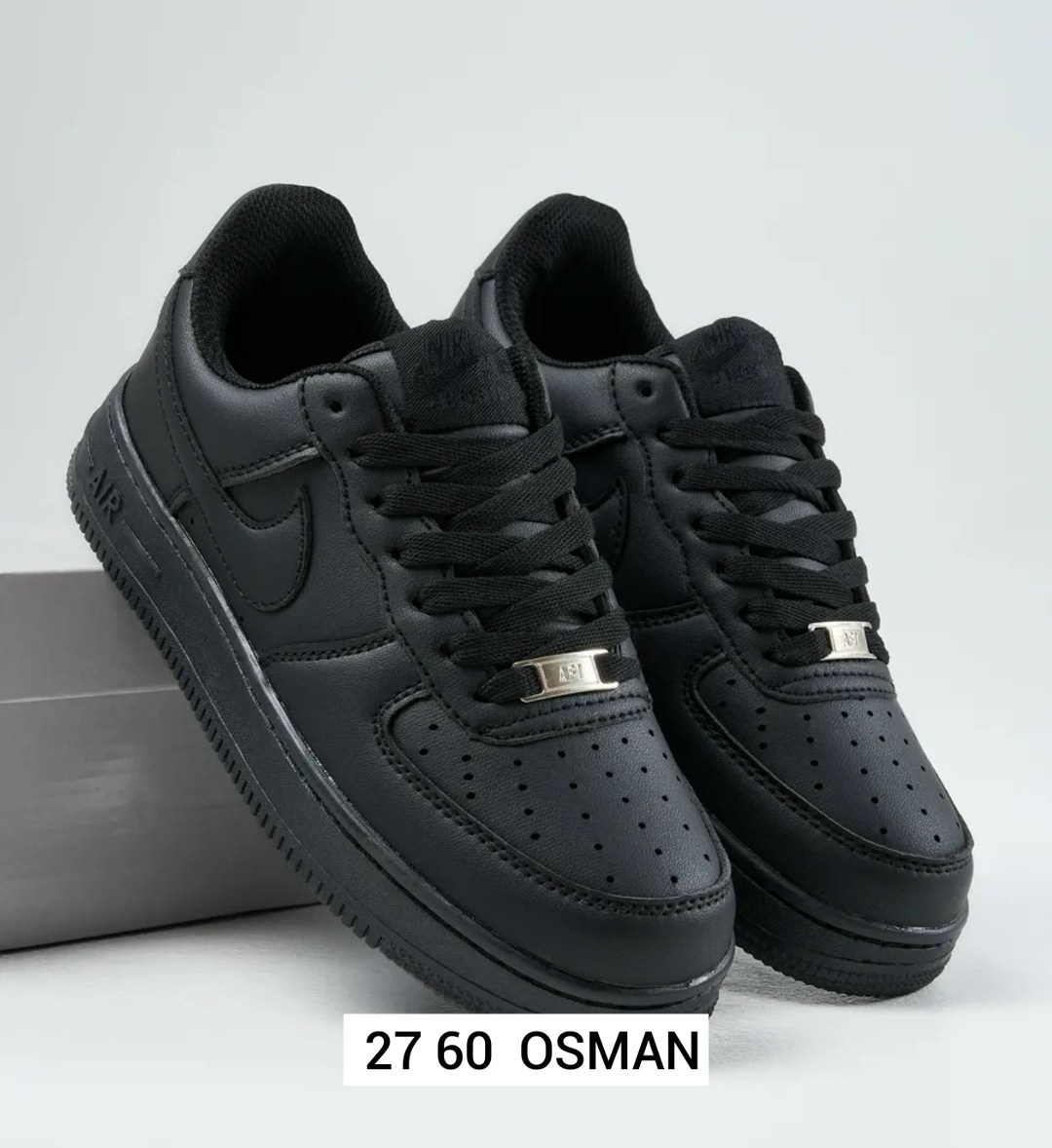 низкая повседневная  nike air force 1 для больших детей черный,nike air force 1 07,nike air force 1,nike air force 1 low black,кросcовки nike air force 1