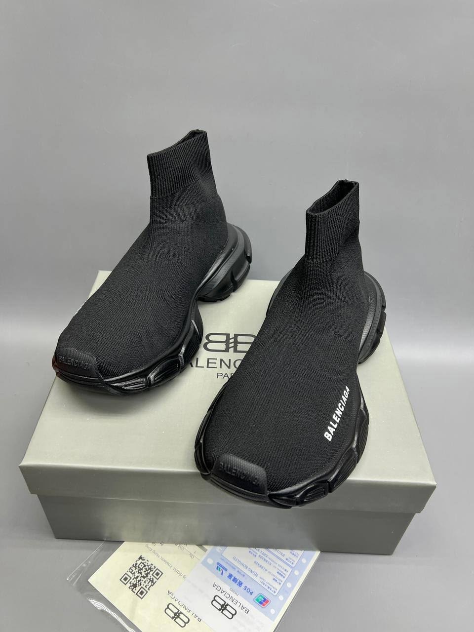 женские кроссовки balenciaga,кроссовки balenciaga,кроссовки balenciaga speed,кроссовки balenciaga speed trainer triple black,кроссовки баленсиага женские