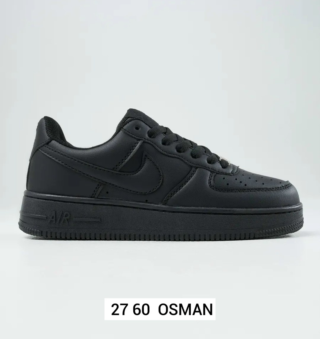 низкая повседневная  nike air force 1 для больших детей черный,nike air force 1 07,nike air force 1,nike air force 1 low black,кросcовки nike air force 1