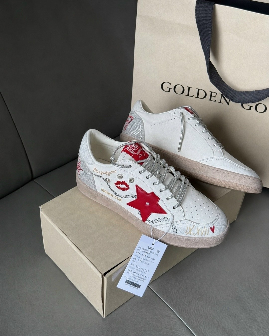 кроссовки golden goose,golden goose кеды ball star желтый,кроссовки golden goose ball-star low белый красный,golden goose ball star,