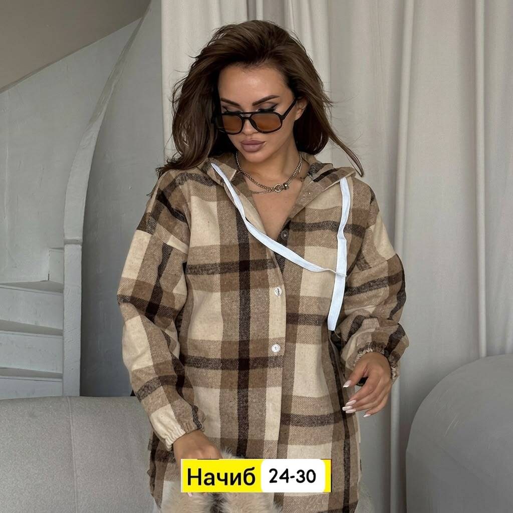 рубашка оверсайз теплая в клетку удлиненная amy store,рубашка теплая в клетку с капюшоном,рубашка женская в клетку теплая оверсайз,женская рубашка,рубашка в клетку тёплая женская