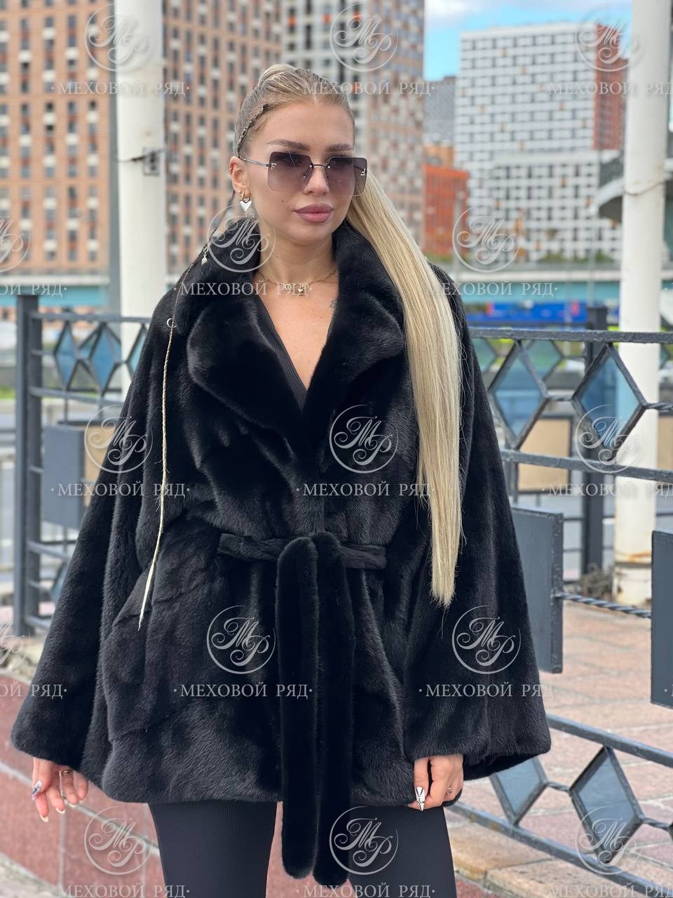 шуба норковая летучая мышь из норки blackglama,норковая шуба,норковая шубка,шуба норковая короткая,шуба летучая мышь из норки премиум с соболем