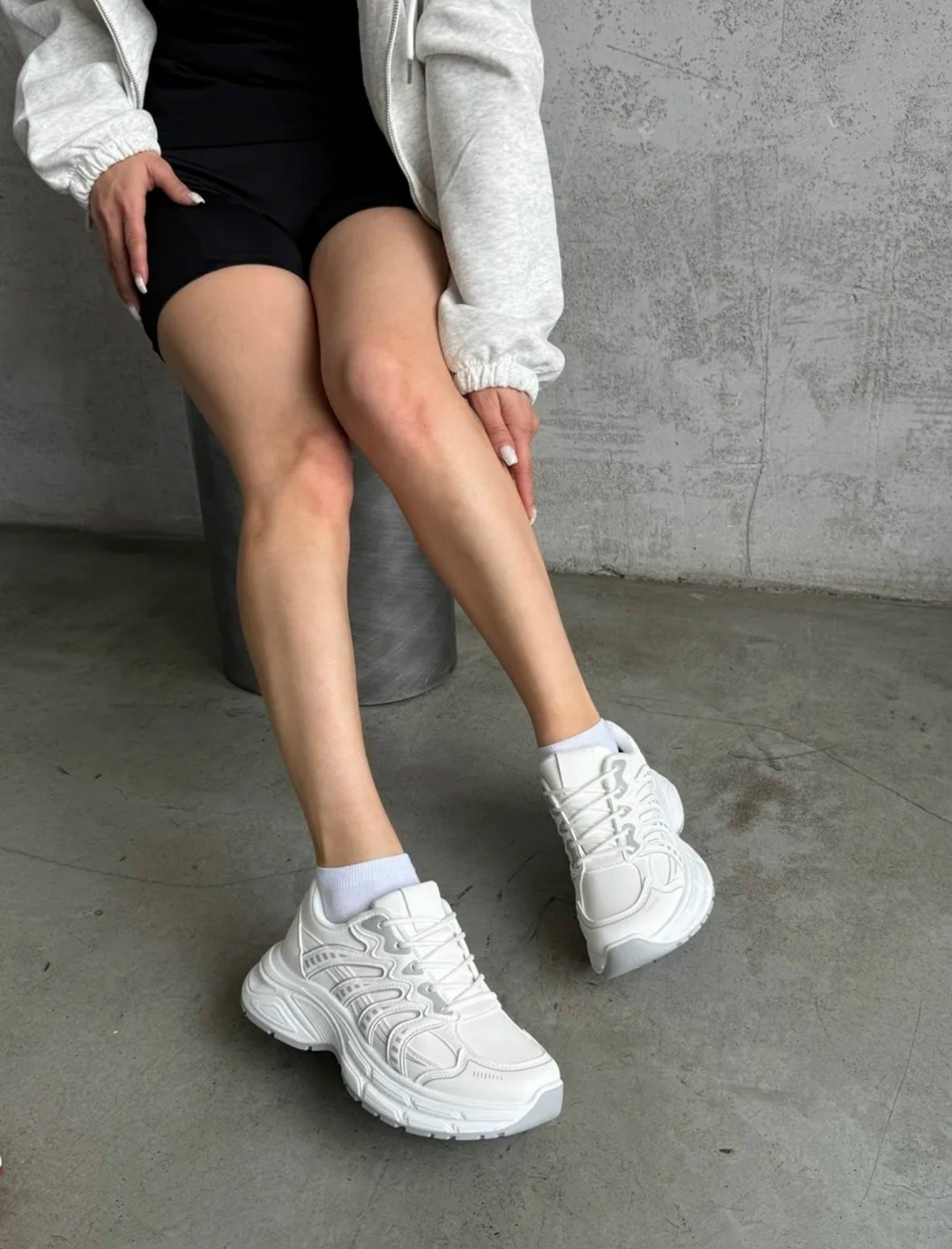“кроссовки белые popular fashion” s893d,кроссовки женские белые,кроссовки белые,кроссовки женские,кроссовки женские белые спортивные на высокой подошве perfectium 225920045