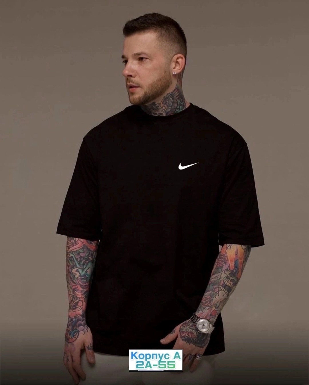 мужская футболка черная,мужской футболка,мужская футболка nike,футболка nike оверсайз,футболка найк мужская черная