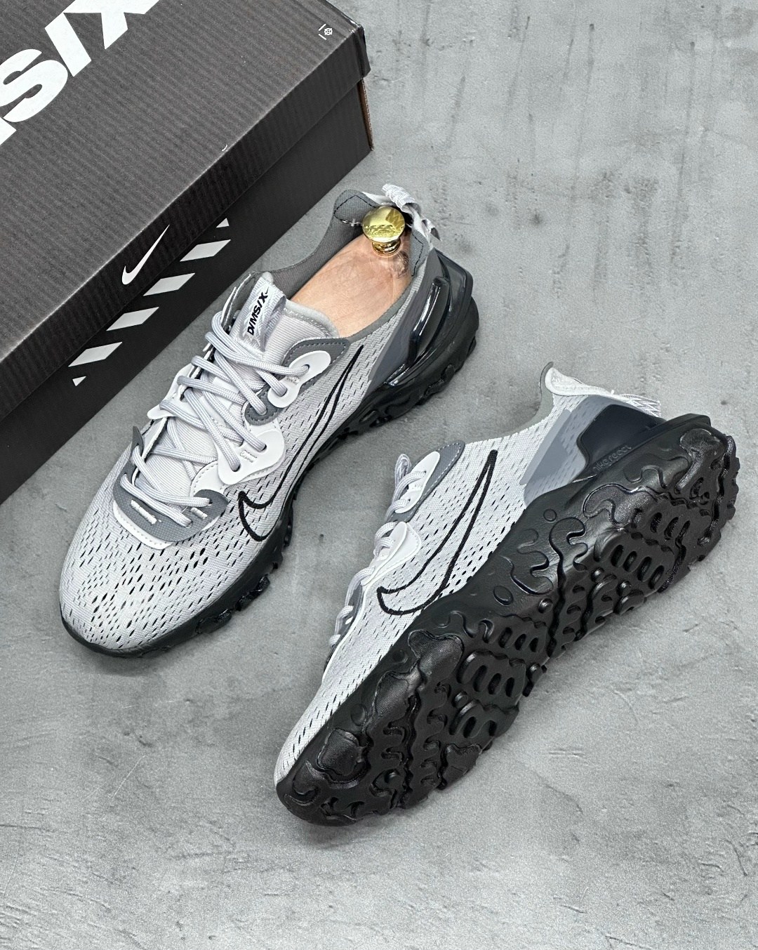 кроссовки nike react vision,nike react vision,nike react element 55,кроссовки nike react vision vast grey,nike nike react vision серые
