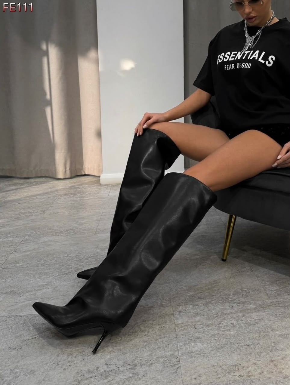 сапоги,женские сапоги,женские черные кожаные сапоги balenciaga,сапоги balenciaga,высокие сапоги