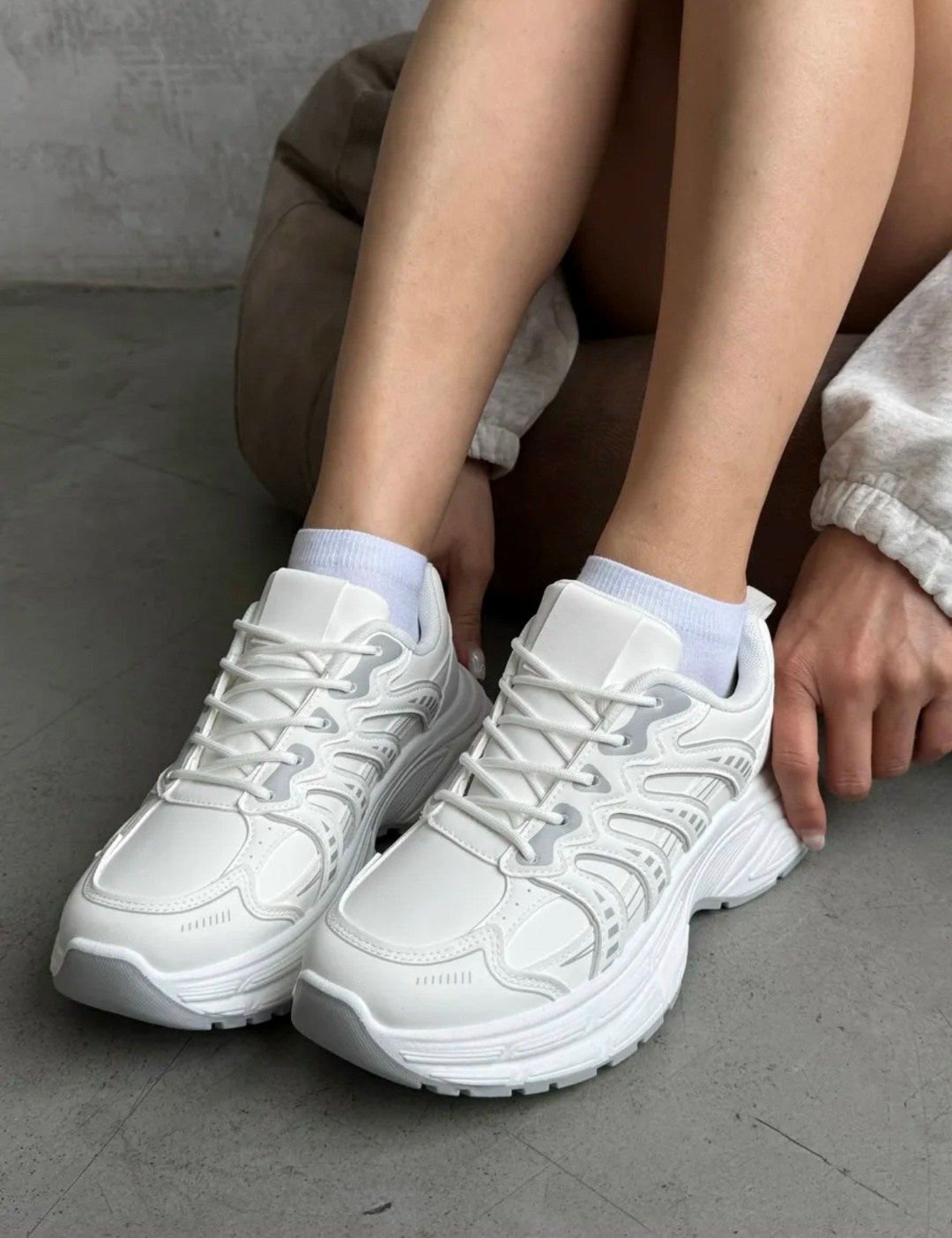 “кроссовки белые popular fashion” s893d,кроссовки женские белые,кроссовки белые,кроссовки женские,кроссовки женские белые спортивные на высокой подошве perfectium 225920045