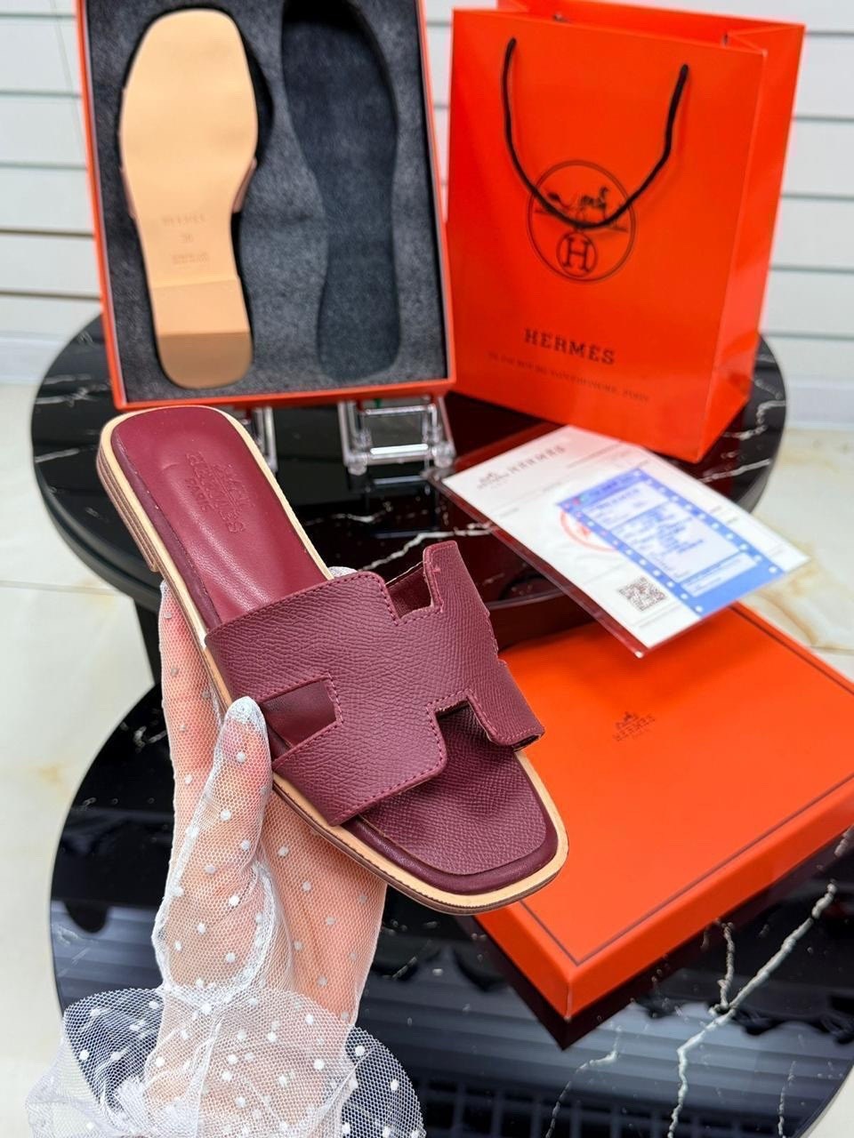 шлепки эрмес оран,шлепанцы hermes,,шлепки гермес женские,шлепанцы женские
