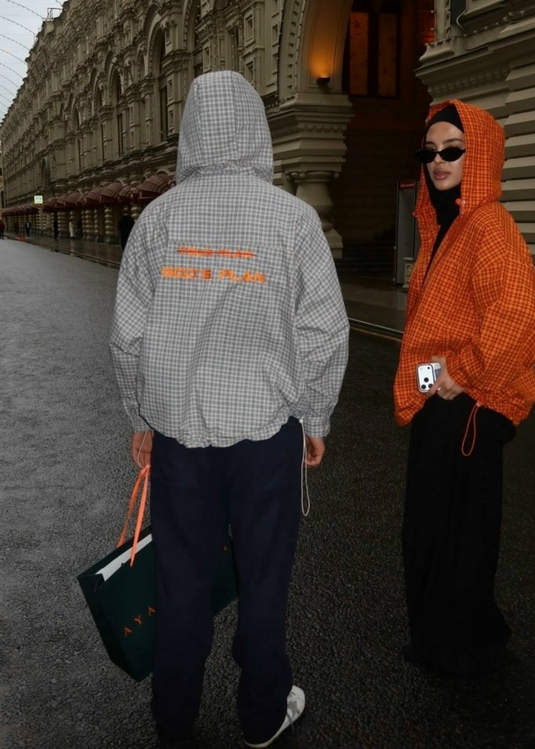 клетчатая куртка,куртка,куртка с принтом,куртка palace lighter shell jacket синий