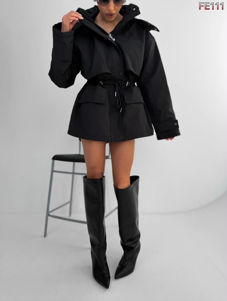 сапоги,женские сапоги,женские черные кожаные сапоги balenciaga,сапоги balenciaga,высокие сапоги