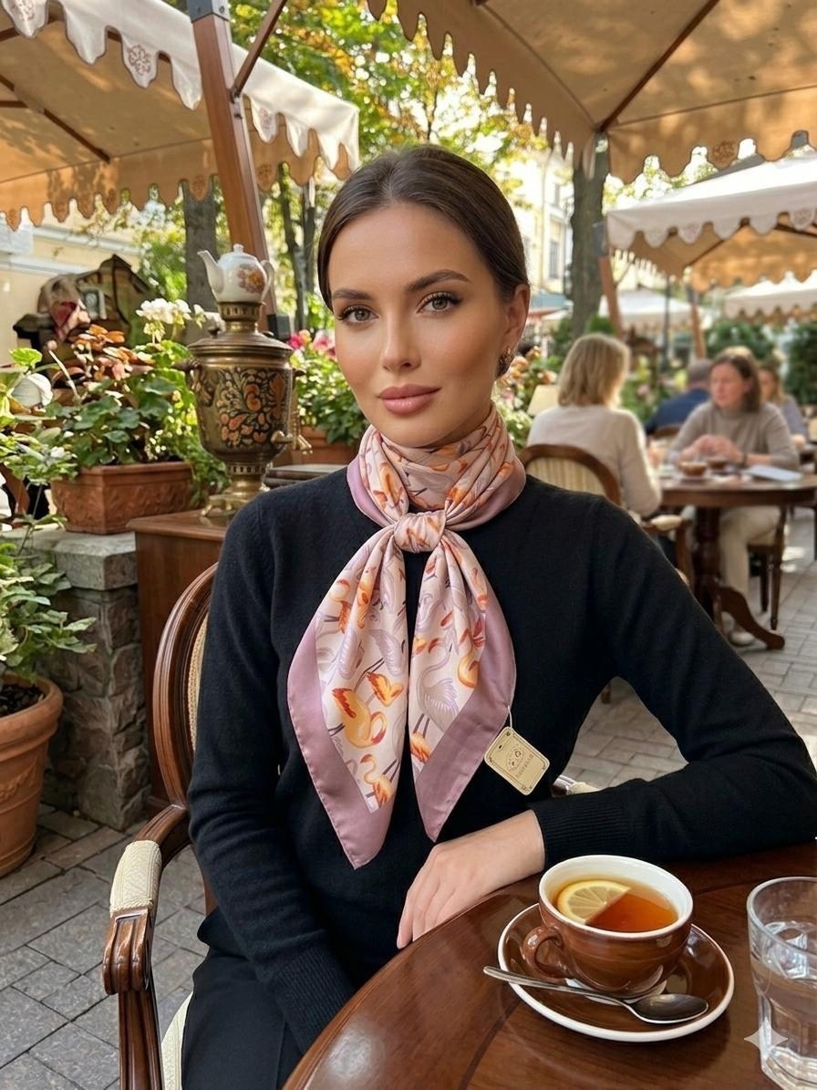 шарф платок,платки шелк,платок женский шелковый,модные образы,шелковые платки