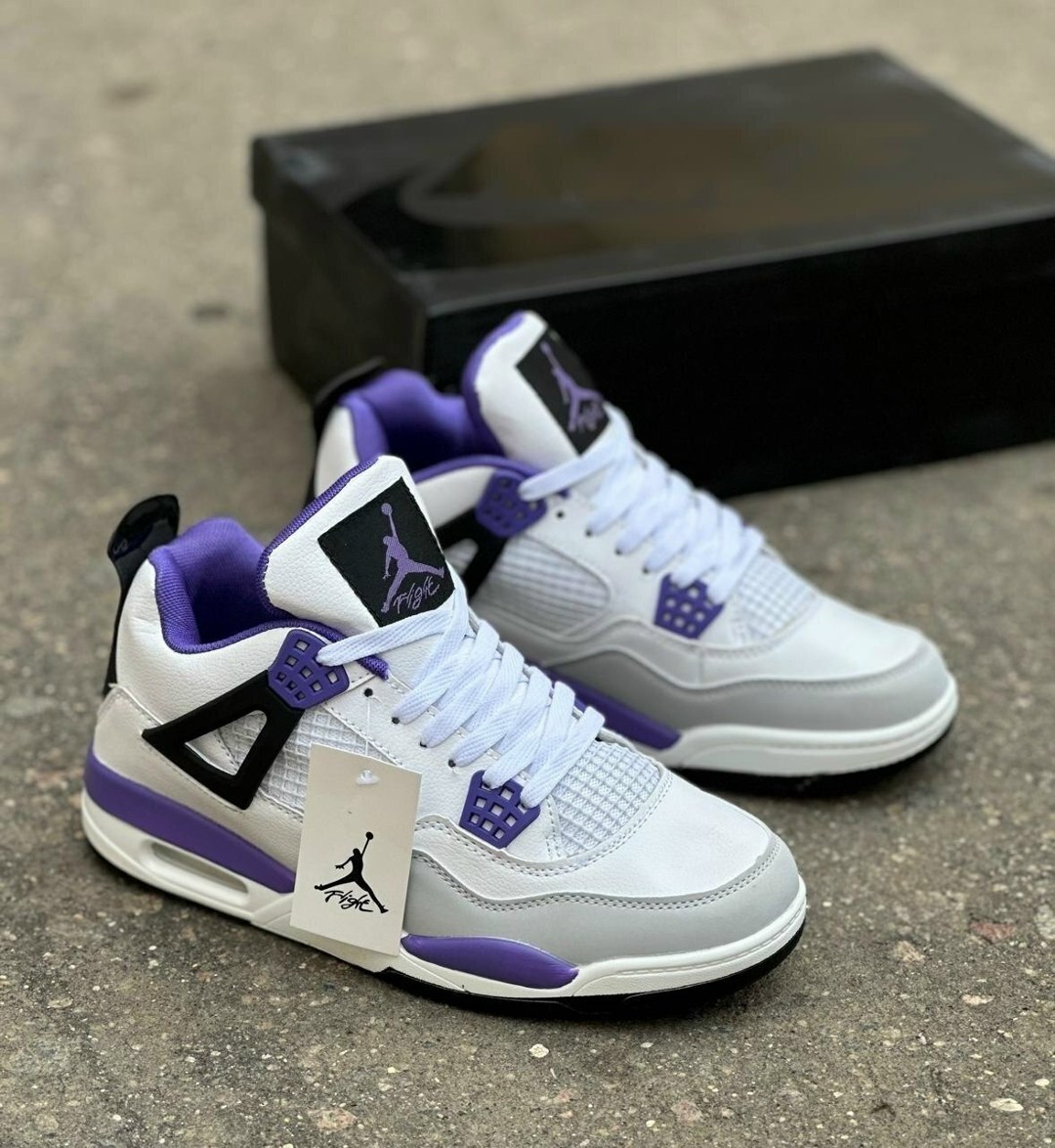 кроссовки nike air jordan 4 retro,кроссовки nike air jordan 4,nike air jordan 4 retro,nike air jordan 4 white purple,кроссовки