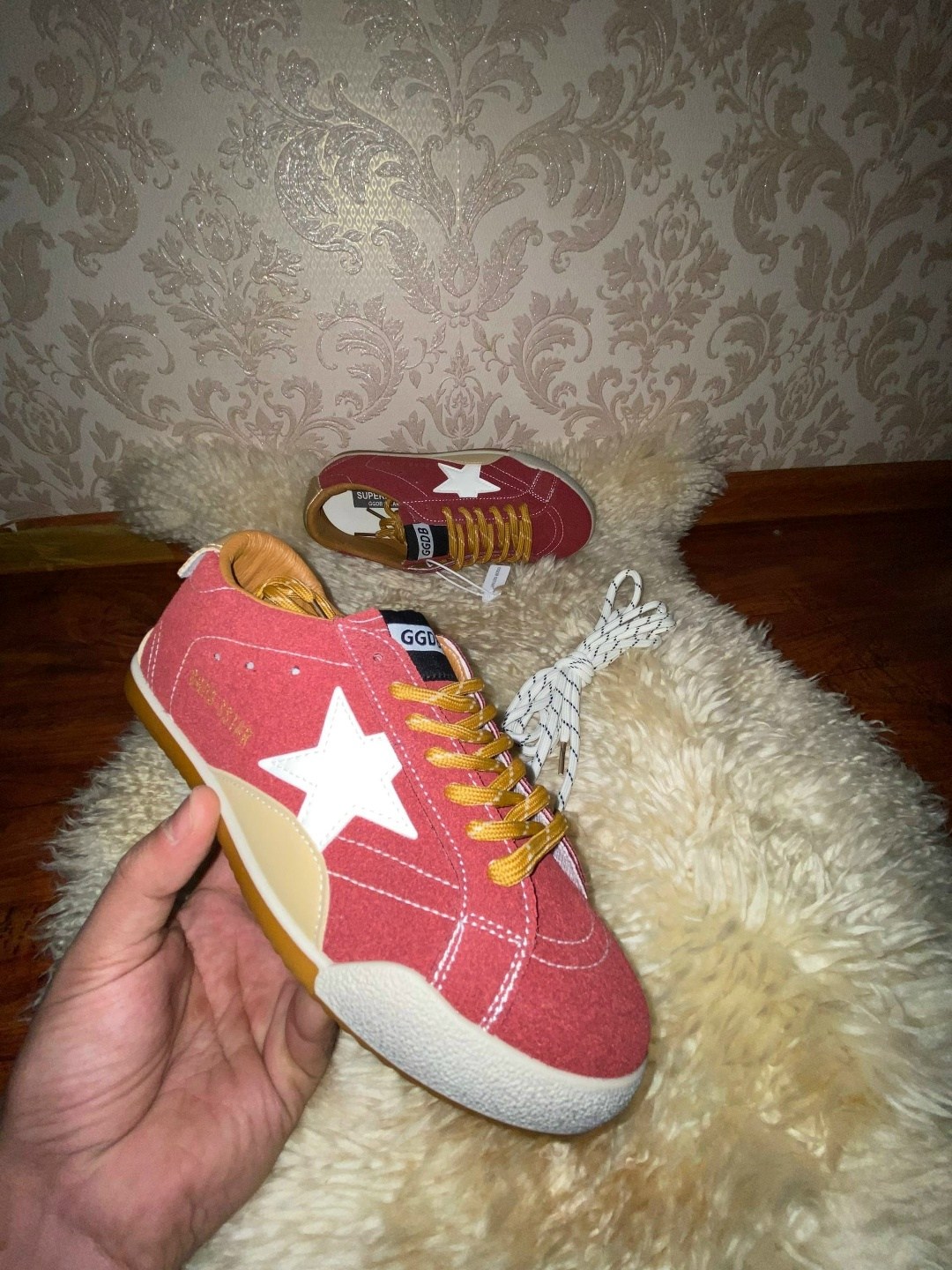 кроссовки golden goose ball star,кроссовки golden goose,,кеды golden goose,кеды голден гус красные