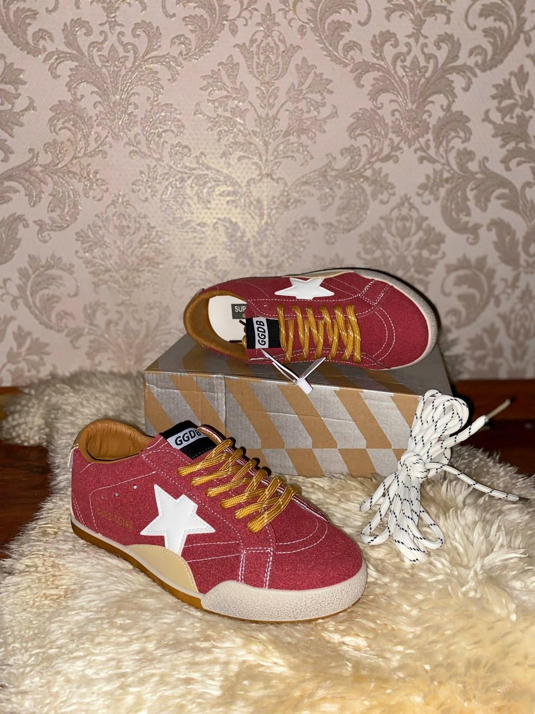 кроссовки golden goose ball star,кроссовки golden goose,,кеды golden goose,кеды голден гус красные