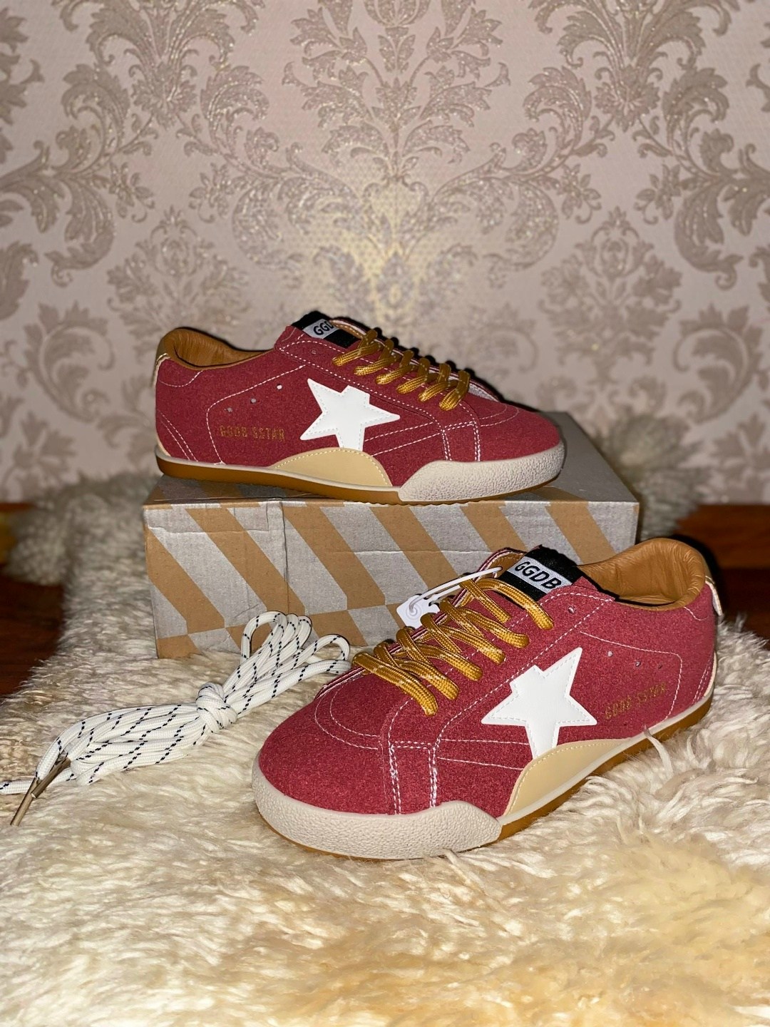 кроссовки golden goose ball star,кроссовки golden goose,,кеды golden goose,кеды голден гус красные