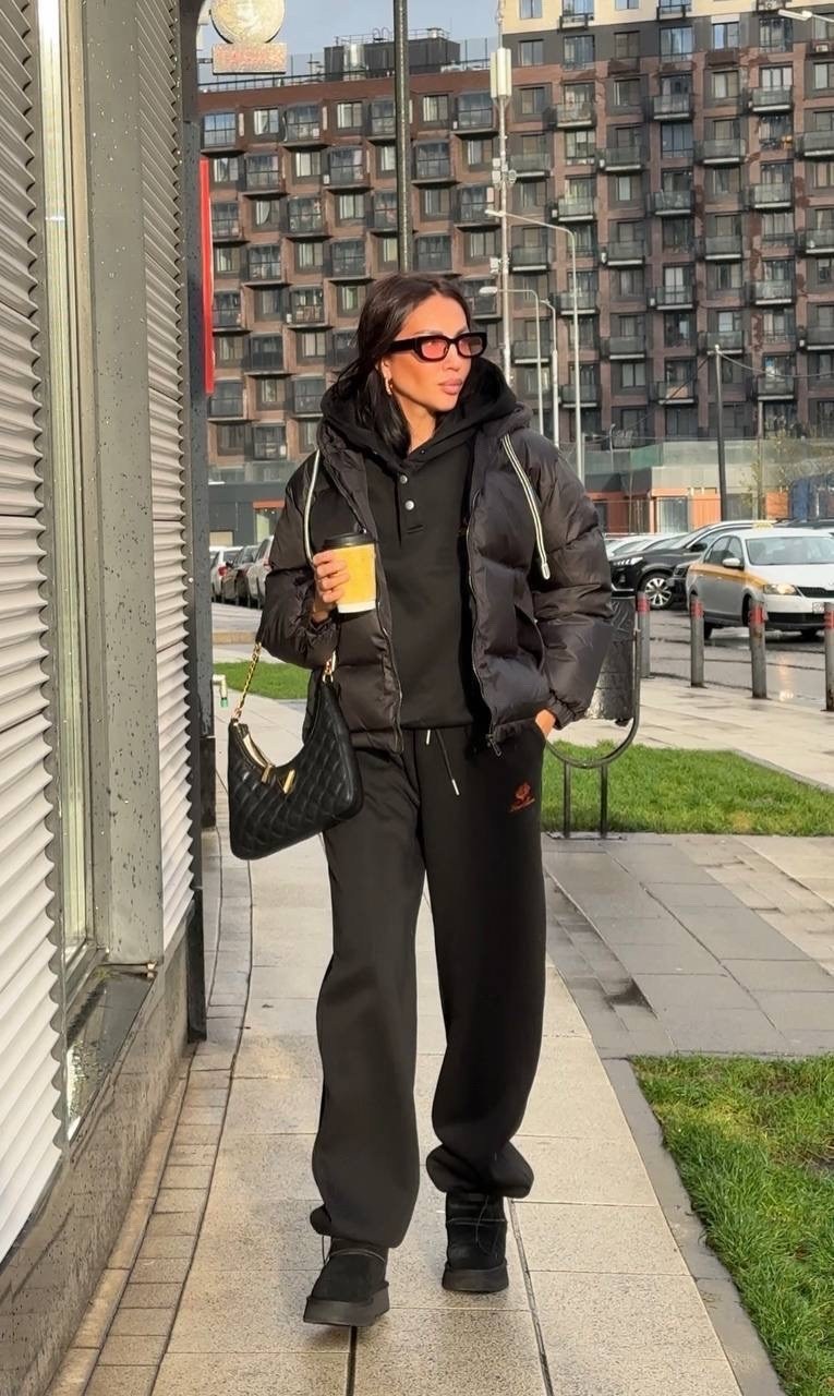 костюм тройка с курткой black&brand,костюм женский,костюм с курткой,костюм на флисе,костюм женский тройка