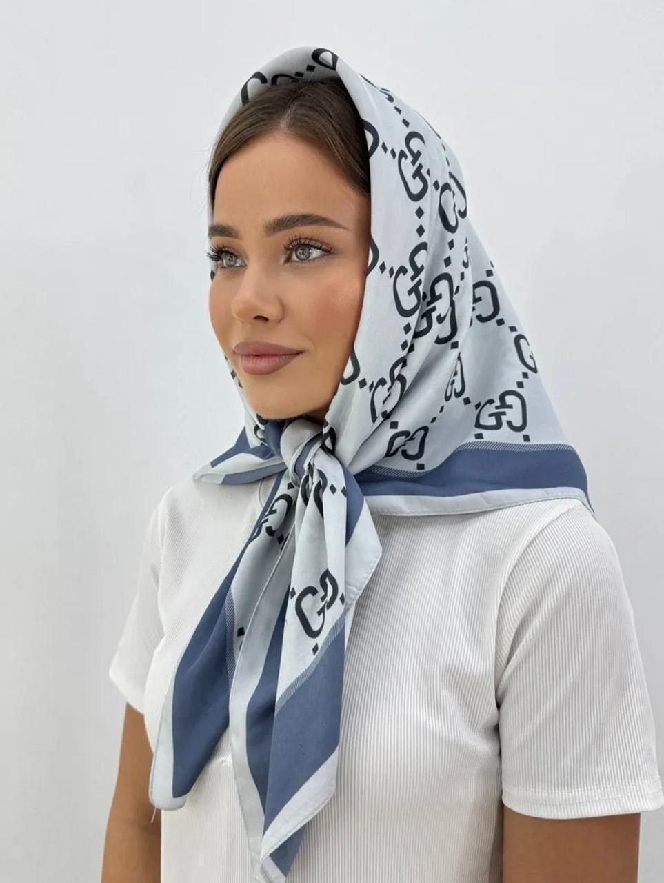 платок шелковый на голову,платок косынка на голову и шею,женский платок,платки и шарфы,платок шелковый на голову шею