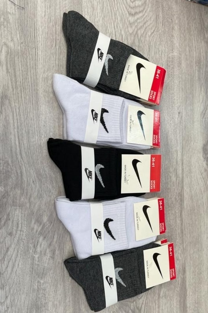 мужские носки nike 41-47 набор 10 пар,носки мужские найк средние,носки мужские,носки мужские спортивные,носки мужские 10 пар