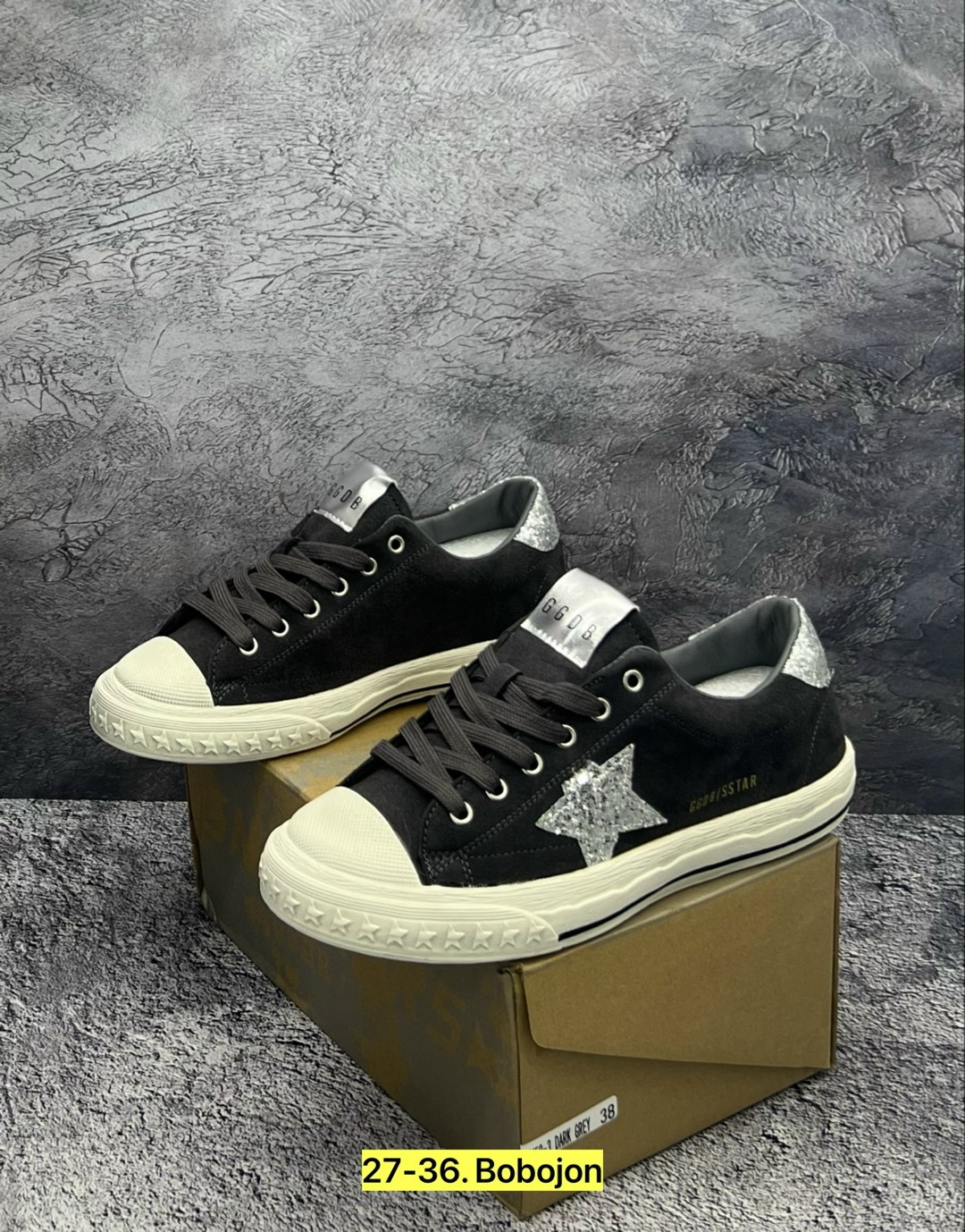 ,golden goose кеды hi star на платформе черный, спортивные,кроссовки golden goose,повседневная