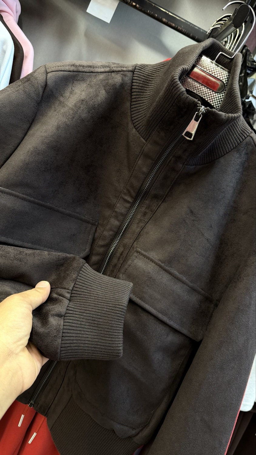 куртка-бомбер ma1 bomber suede bolongaro trevor черный,кожаная куртка,замшевая куртка,куртка бомбер,куртка