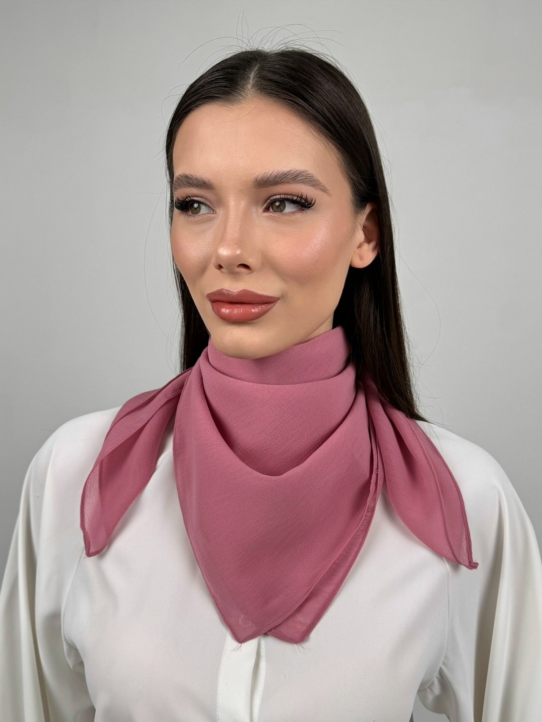 платок шифоновый,женский платок,платки косынка,однотонный женский платок,платки шелковые