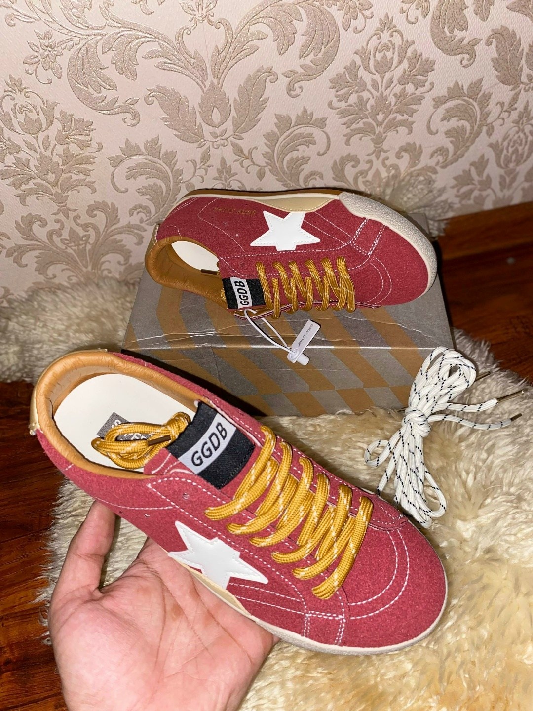 кроссовки golden goose ball star,кроссовки golden goose,,кеды golden goose,кеды голден гус красные