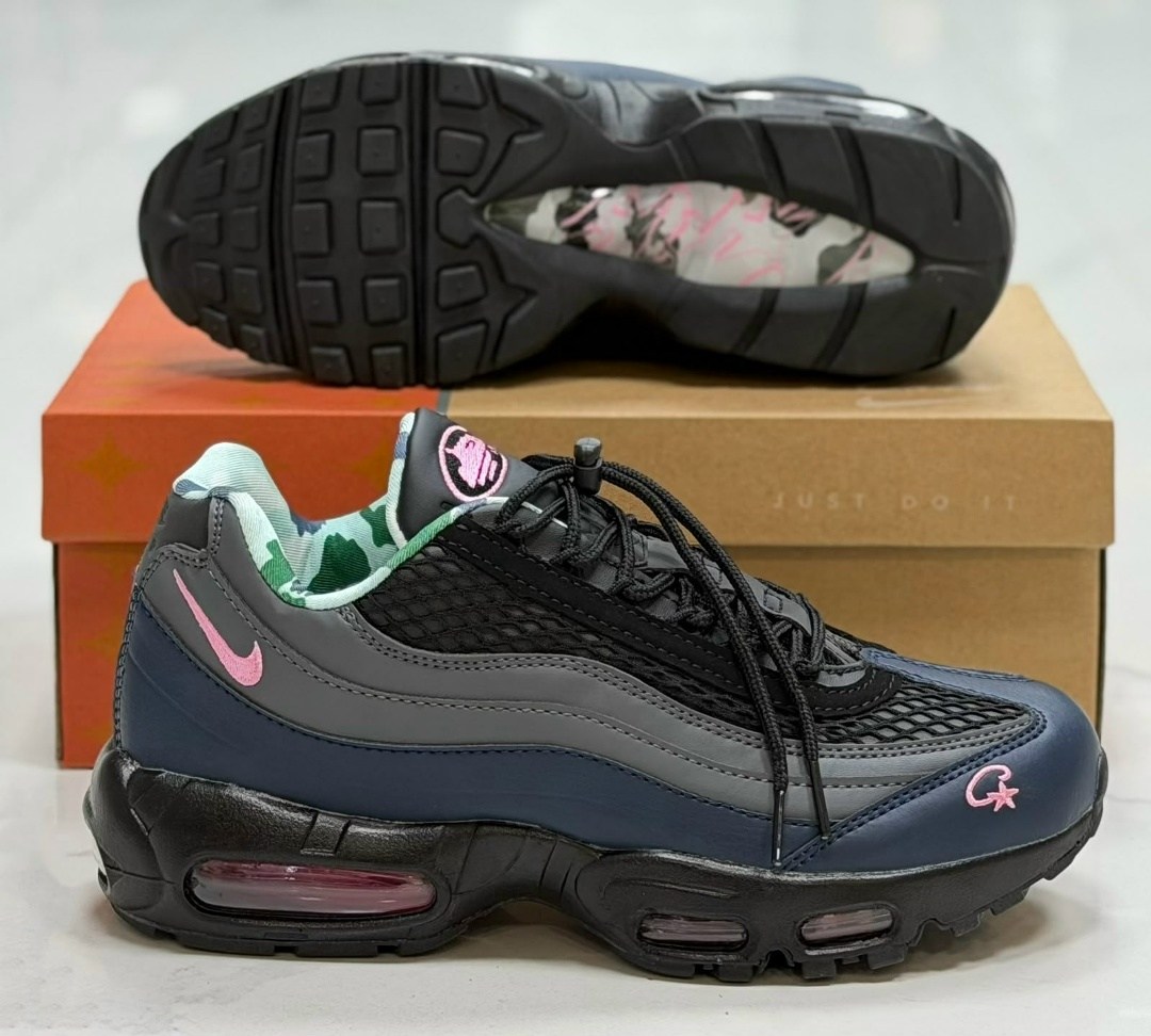 corteiz x nike air max 95,кроссовки nike air max 95,nike air max 95 corteiz,nike air max 95,nike кроссовки air max 95 pink beam из коллаборации с corteiz черный