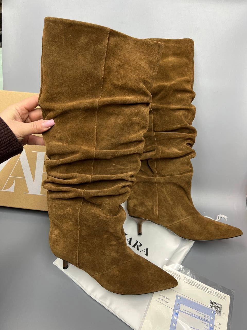 замшевые сапоги,сапоги женские,,zara замшевые сапоги,модные сапоги