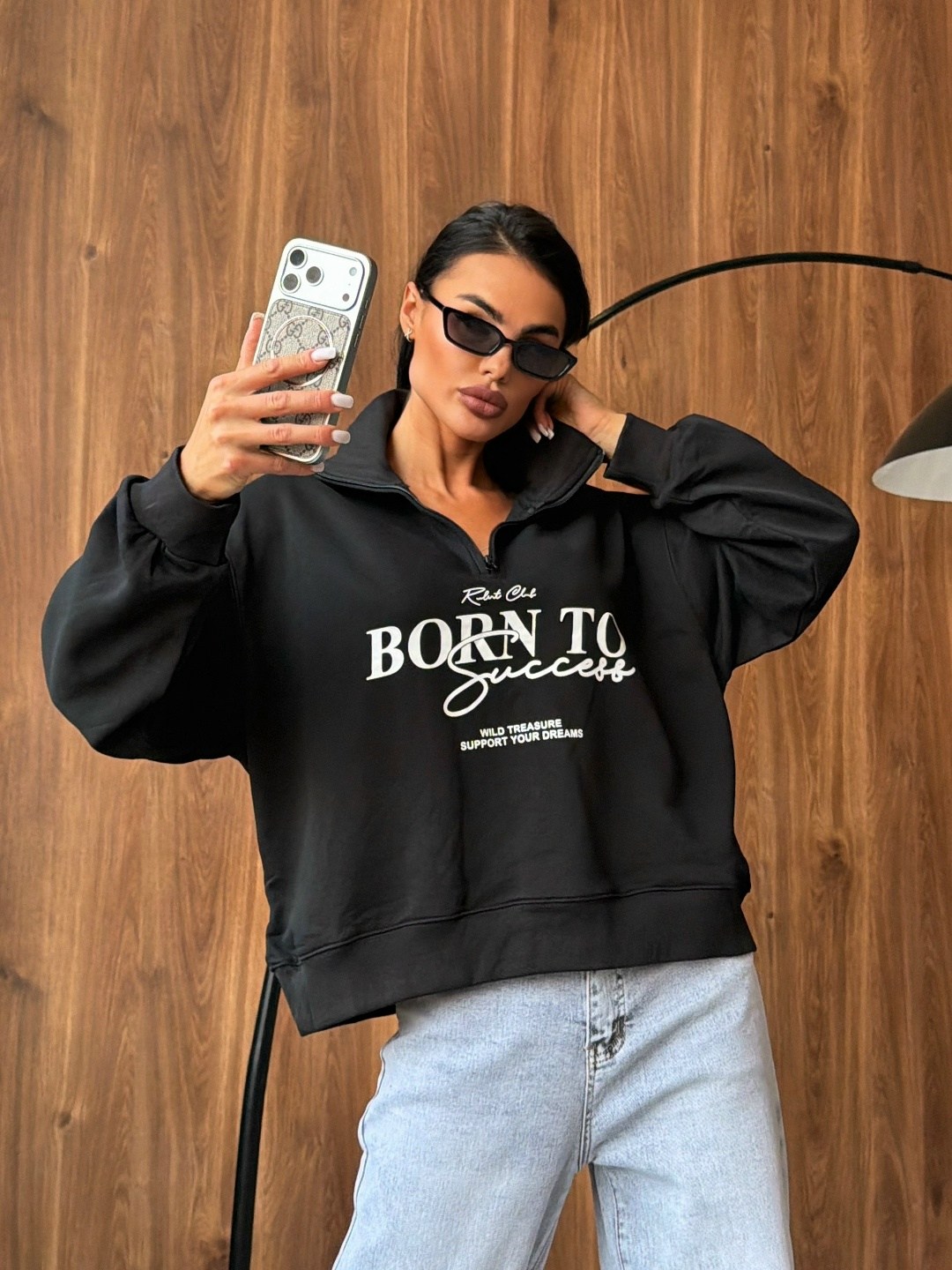 худи на молнии без начеса с завязками xtz streetwear,свитшот женская,кофта женская,толстовка женская,кофта короткая
