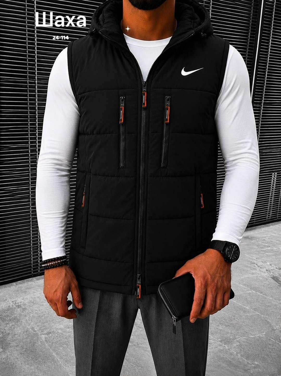 жилетка мужская,жилет мужской,жилет утепленный nike,жилетка nike,жилет утепленный мужской