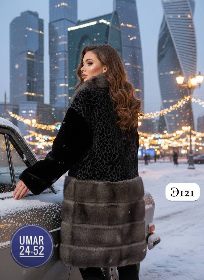 женская дубленка,двусторонняя дубленка,дубленка shetti 2157 черный,меховая куртка дублёнка из астрагана,дубленка из астрагана