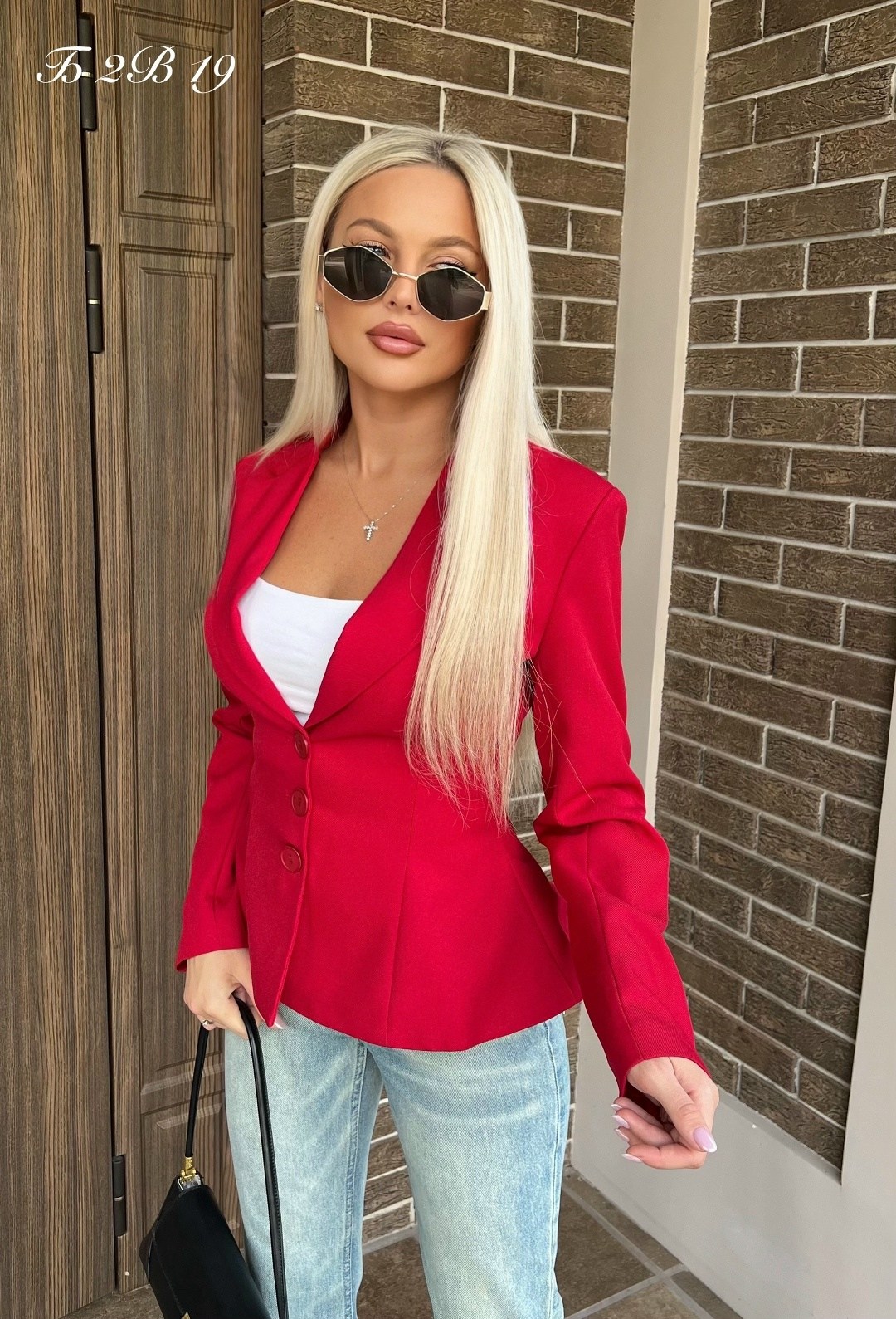 пиджак приталенный жакет классический milania style 263375226,пиджак приталенный жакет классический milania style цвет красный,женский приталенный пиджак,пиджак жакет приталенный,пиджак приталенный жа